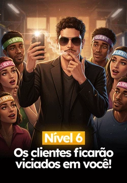 Capa do nível 06: Os clientes ficarão viciados em você!